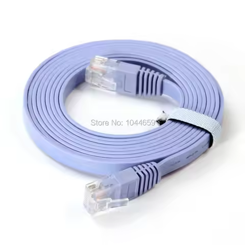 High Quality 1m/2m/3m/5m/10m/15m/20m/25m/30m CAT6 CAT 6 Flat UTP Ethernet Network Cable RJ45 Patch L