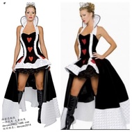 Costume Queen Of Hearts Of Uniform Halloween Witch Vampire Devil 9HYJ