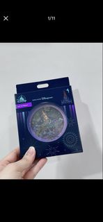 (只有一個）disneyland 三色閃燈城堡煙花充電冰箱貼磁石限量裝飾飾物掛飾mickey & friends