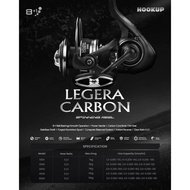 LEGERA CARBON SW SPINNING HOOKUP Reel Spinning Reel Saltwater Seal