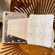 หมุนได้ 360 เคส ⚡2022 เคสipad gen10 Air 4/5 10.9 Pro 11 gen7/8/9 10.2 เคสไอแพด gen 9 gen8 gen7 9.7 Air1 /2 gen5/6  case ipad air 5⚡หลังใสชาร์จปากกาในช่องใส่ปากกาได้