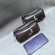 sarung hp ,dompet hp pinggang model tidur kulit SINTETIS