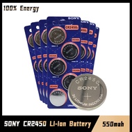 Sony CR2450 CR 2450 DL2050 BR2450 3V 550mah  Lithium Battery For Car Key Remote Control Watch Calcul