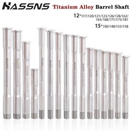 HASSNS mountain bike front fork barrel shaft, made of ultralights titanium alloy material, suitable 