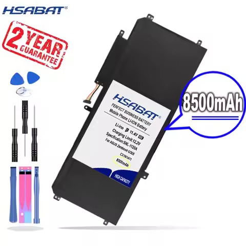 New Arrival [ HSABAT ] 8500mAh C31N1411 Battery for ASUS Zenbook U305 U305F U305FA U305CA UX305 UX30