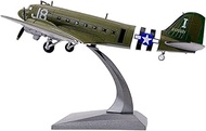 1/100 Scale WWII C47 C-47 Transport Aircraft Airfreighter Conveyor Plane Military Airplane Model