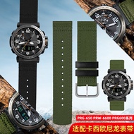 Suitable for Casio GA-2300 Watch Strap PRW-6600 PRG-600/650 Nylon Strap Quick Release 24mm