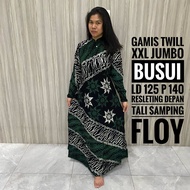 Gamis Midi Dress Muslimah Jumbo Baju Longdress Fashion Muslim Syari Raya Lebaran Busui Friendly Resl