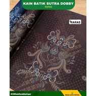Premium Dobby Silk Batik Fabric, Soft and Smooth, Metered, Raras BSDR Dobby Silk Batik Material