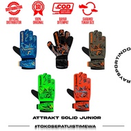 REUSCH GK GLOVE ATTRAKT SOLID JUNIOR KIDS GOALKEEPER GLOVES 5 COLORS