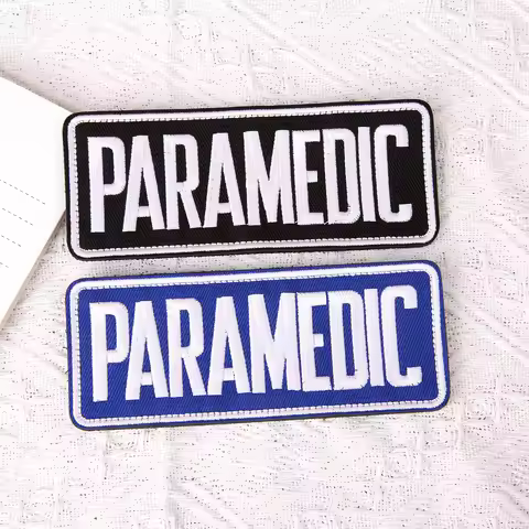 Paramedic EMT EMS Army Combat Medic Tactical Patches Stripes Embroidery MILITARY Patch First Aid EMT