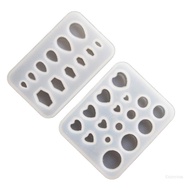 Crazy 2Pcs Gothics Earrings Silicone Mold Customized Earring Mold Epoxy Jewelry Mould