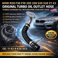 BMW N20 F30 F10 320 328 520 528 X1 X3 ORIGINAL TURBO OIL OUTLET HOSE TURBO CHARGER OIL RETURN PIPECO