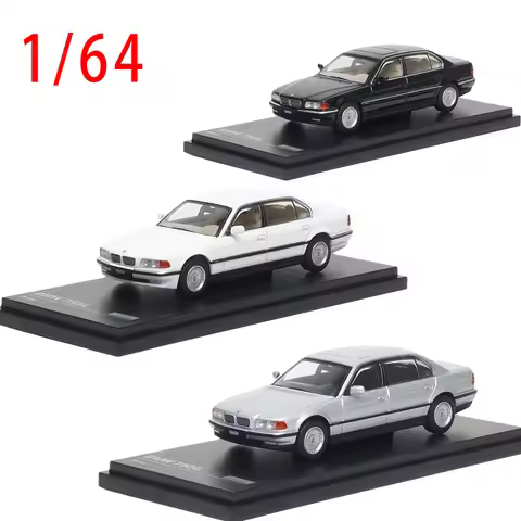 AR Diecast 1/64 Scale BMW 750iL E38 Car Model Alloy BMW 750iL E38 Classic Car Model Collection Ornam