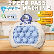 Electronic Pop It Game Quick Push Puzzle Game Console Fidget Machine Training Focus Speed A5b9