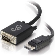 C2G 54331 DisplayPort Male to VGA Male Active Adapter Cable, TAA Compliant, Black (3 Feet, 0.91 Mete