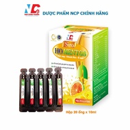 SIRO HO MENTOS Mật ong - Chanh Đào - Ô mai giúp bổ phế giảm ho long đờm - Hộp 20 ống 10ml