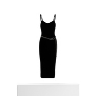 Hong Kong Direct Mail Michael Kors Spaghetti Strap Dress MS381MK33D001BLACK
