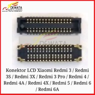 Connector - Xiaomi Redmi 3 LCD Connector Redmi 3S/ Redmi 3X/ Redmi 3 Pro/ Redmi 4/ Redmi/ 4A Redmi 4