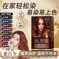 Bubble Out Color Hair Dye Hair Dye Cream Pure Plants Dye at Home Popular Colors Not Fade Cover White