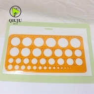 QIUJUU Draw A Circle Template Ruler Soft Ruler Drawing Ruler Drawing Template Ruler Special Template