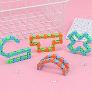 6pcs-Twisting Toys, Weird Track Slides, Children's Bracelets, Autism, Snake Toys