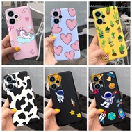 Xiaomi Poco F5 F5Pro 2023 Cute Astronaut Milk Cow Cartoon Phone Casing Little F5 F 5 Pro 5G Candy Co