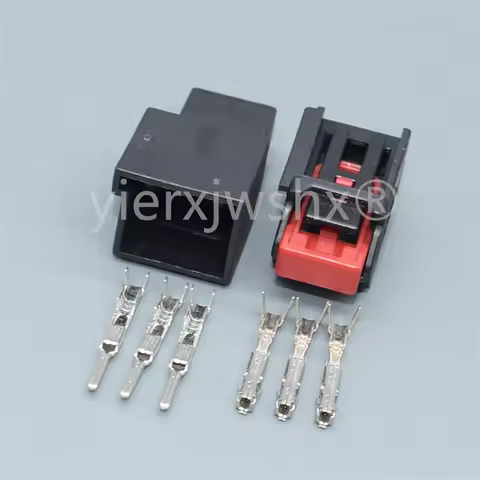 1Set 3 Pin 7N0 972 703 Car Taillight Chair Connector 7N0972703 Auto Plug Socket For AUDI Volkswagen 