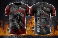 RHY DECAL SHIRT Full Sublimation T-shirt, Full Print, Spandex Materials, TEAM GLOCK PERFECTION 001