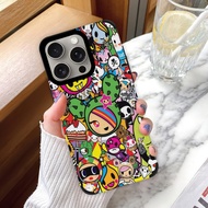 Tokidoki IPhone 16 Pro Max Case Cover Print On Hard Cover Phone Case Protector For IPhone 16 IPhone 