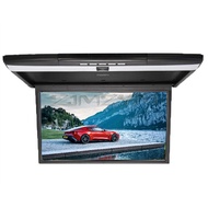 จอติดเพดานรถยนต์แบบบางพิเศษ15.6/17.3นิ้วเครื่องเล่นวิดีโอมัลติมีเดียจอรถยนต์พับลง HD หน้าจอ LCD รถยน