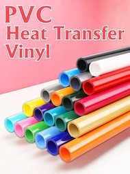 HTV Heat Transfer Vinyl Roll, 12 Inches X 3 Feet, Available In Various Colors, Easy To Cut, DIY Heat