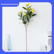 [HOUSEWARE]A Bunch Artificial Lemon Branch with Green Leaves Artificial Fruit Lemon Tree