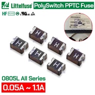 10PCS Littelfuse 0805L Series Resettable PPTC PolySwitch Fuse 0.05A 30V 0.1A 24V 0.2A 9V 0.35A 0.5A 