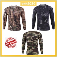 Baju Hutan Askar Baju Penyamaran Baju Mancing T-shirt Camouflage/ realtree / Camo