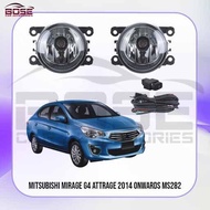 Pentair Foglamp Set Mitsubishi Mirage G4 2014 2015 2016 2017 2018 2019 2020 Fog Lamp Foglight Comple