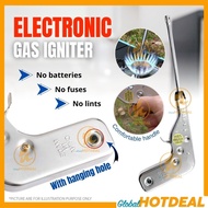 Electronic Gas Igniter Metal Impulse Igniter Spark Lighter Gas Stove Burners Instant Fire Starters