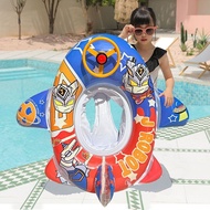 Children's swimming ring anti-roll baby seat ring infant toddle儿童游泳圈防侧翻宝宝座圈婴幼儿小孩坐圈男女孩飞机卡通充气玩具09.11