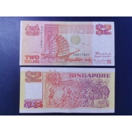 SINGAPORE SHIPS Series SG $2 Dollars Oren || USED