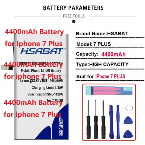 4400mAh Battery for iphone 7 Plus