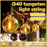Cilicic G40 bulb LED Christmas light christmas decorations lights party String light Decoration