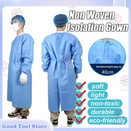 Non Woven Isolation Gown Disposable Thickened Isolation Gown PE/PP Gaun Pengasingan Bukan Tenunan