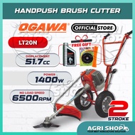 Agrishop OGAWA LT20N Hand Push Brush Cutter 51.7cc Lawn Mower Wheeled Mesin Rumput with 500ml OGAWA 