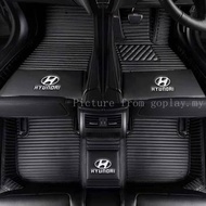 Hyundai Santa Fe,Ioniq 5,Ioniq 6,i10,Matrix Car Mat Car Floor Mat waterproof leather Right hand driv