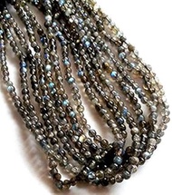GEMS-WORLD BEADS GEMSTONE AAA+++ quality Natural LABRADORITE smooth round beads,balls beads, 4 mm - 