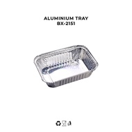 ALUMINIUM TRAY BX-2151 - @100 PCS - TRAY CONTAINER BX 2151 ALUMINIUM FOIL