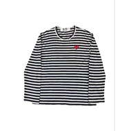 T-shirt play cdg stripes long sleeve second Original