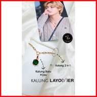✙ ◬ ❖ Kim TAEHYUNG BTS Bangtan LAYOVER Necklace free PC