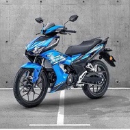 HONDA RSX RS-X 150 RSX150 COVERSET DOCTOR BLUE 002 STANDARD COLOR SIAP TANAM CLEAR FIT DENGAN BODY