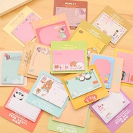 Korean Cute Sticky Notes Memo Cute Cartoon Note Paper Memo Pad Student Kawaii stationery Borong Door Gift Murah
